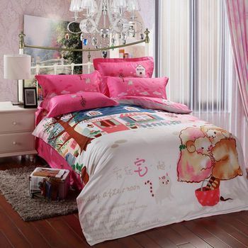 貨到付款 | 洛蘭活性貢緞四件套 全棉高檔床品，宅家享受品質生活