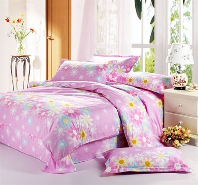 廠家直銷全棉斜紋時尚印花床上用品四件套 尊享品質(zhì)，點綴家居